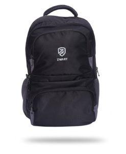 Zwart Chiner Black and Grey 25 L Laptop Backpack