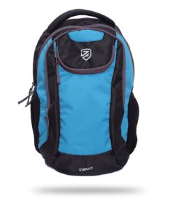 Zwart COSMO Black and Blue 25 L Laptop/College Backpack