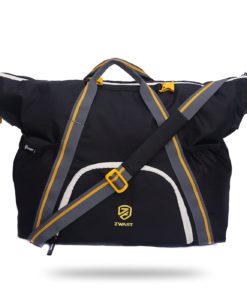 Zwart TOUREZ Black and Yellow 30 L Duffel/Gym Bag