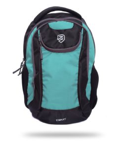 Zwart COSMO Black and Green 25 L Laptop/College Backpack