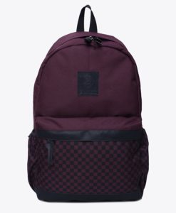 Zwart Macy 25 L Free Size Backpack (PURPLE/BLACK)