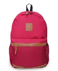 Zwart Macy 25 L Free Size Backpack (PINK/TAN)